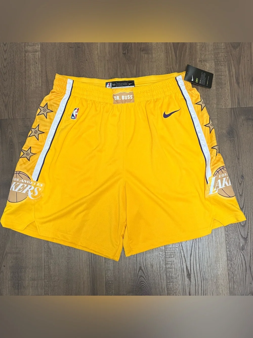 Nike Dri-Fit Los Angeles Lakers 2019/20 City Edition swingman shorts 